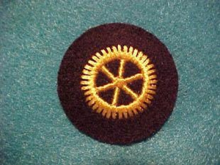 Hand embroidery badge